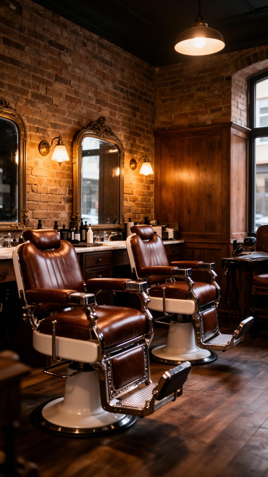 Inside Grey's Barber Shop